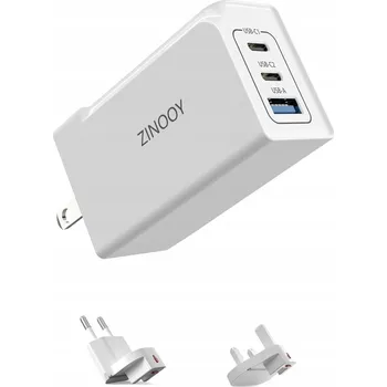 CESTOVNÍ NABÍJEČKA GAN 65W S EU/UK ZÁSUVKOU, RYCHLÉ NABÍJENÍ