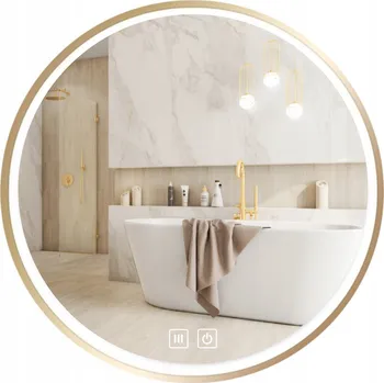 Zrcadlo Zrcadlo do koupelny SAVE HOME LED kulaté 60 cm dotykové podsvícené