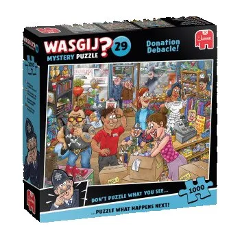 Puzzle Wasgij Mystery 29 - Donation Debacle! - Puzzle 1000 Teile (NL)