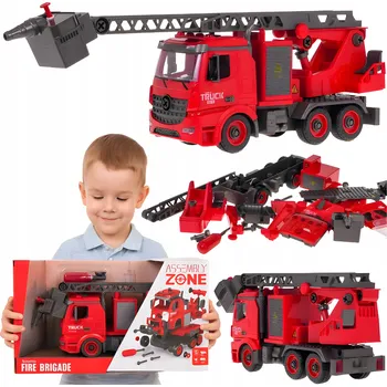 autíčko Hasiči Hasičské auto stříká vodu, se světlem a zvukem, rozkládací