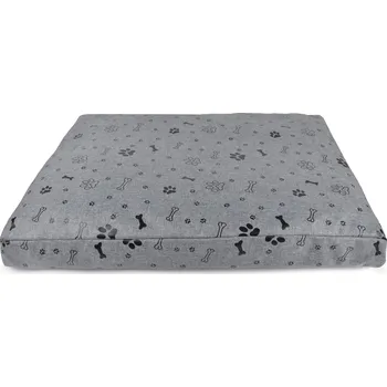Pelíšek pro psa Matrace pro psy ROCKY šedá/černá 2XL 120x80x20 cm Mybesthome