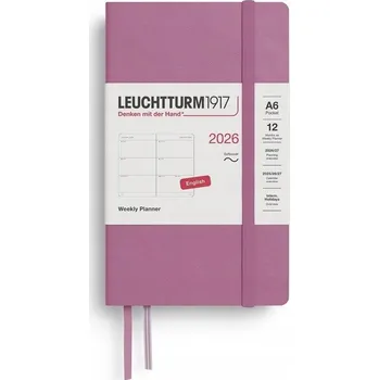 Diář Knižní diář 2026 A6 Leuchtturm1917 růžový