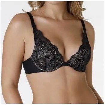 Podprsenka Dámská push-up podprsenka Wonderbra WB000BHP GLAMOUR TRIANGLE černá 75C