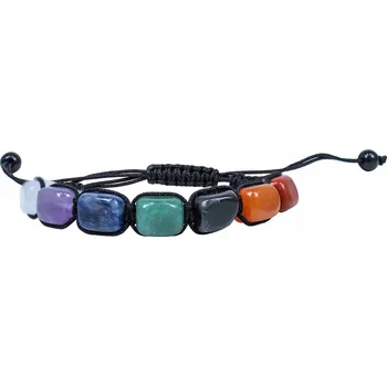 Náramek Náramek Sedm Čaker na Řemínku