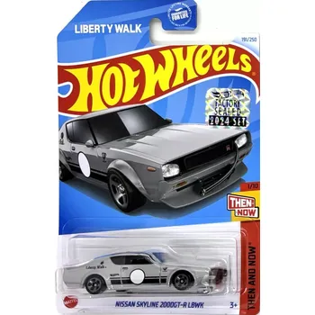 autíčko Nissan Skyline 2000GT-R LBWK LightGrey - HOT WHEELS