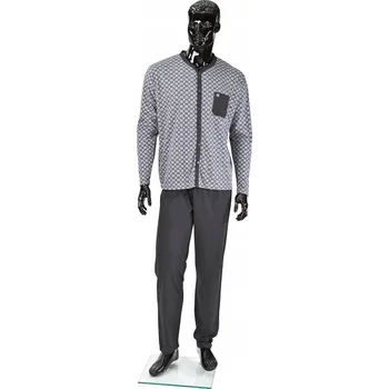 Pánské pyžamo Pánské pyžamo vel M se zapínáním, vzor Massana