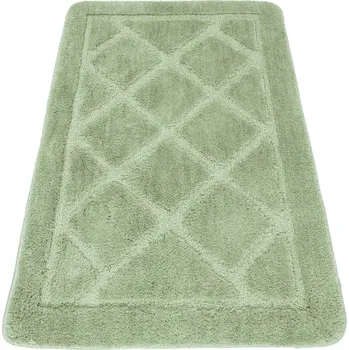 Koupelnová předložka Koupelnová předložka e-floor zelená polyester 50x80 cm protiskluzová