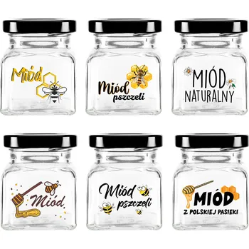 Sklenice Sklenice s víčkem Superbutelki prům. 53 mm 6 ks