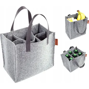 autokoberec Organizér / Taška do auta na nákupy - Šedý Velur