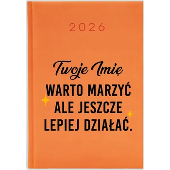 Kalendář Knižkový kalendář 2026 A5 oranžový