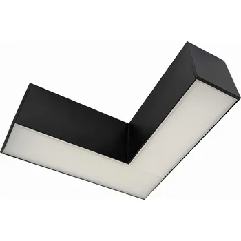 Stropní přisazené svítidlo Greenlux 12 W s integrovaným LED zdrojem, 18 cm, černé