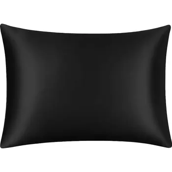 Povlečení Saténový povlak na polštář 70x90 cm Axyz Satin Černý