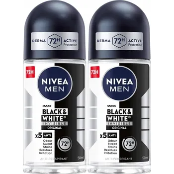Antiperspirant Nivea MEN Black&White Original kuličkový 2x 50 ml