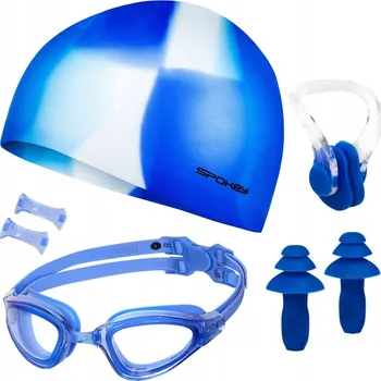 Plavecký Set Brýle na Plavání do Bazénu + Čepice + Špunty do Uší