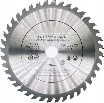 Řezný kotouč KOTOUČ NA ŘEZÁNÍ DŘEVA 180x22,23MM 60T VIDIOVÁ KOTOUČOVÁ PILA Řezací pila