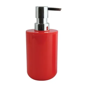 Dávkovač mýdla MSV dávkovač mýdla INAGUA, červený, plast, 240 ml