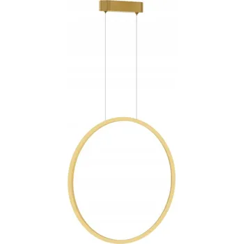 Závěsné svítidlo Saturno zlatý kruh 28W LED Milagro