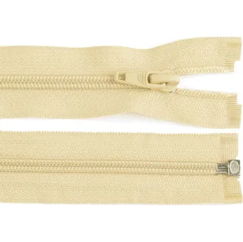Zip Spirálový zip šíře 5 mm délka 40 cm bundový POL - 103 krémová nejsvět.