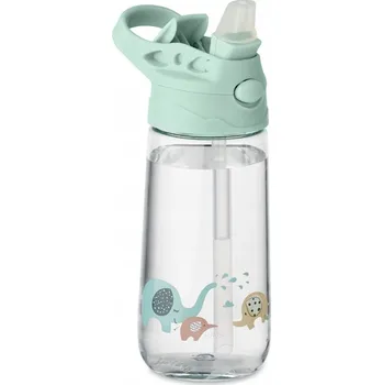 Láhev Dětská Lahev Na Pití z Tritanu s Integrovaným Víčkem a Brčkem | 450 ml