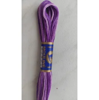 Příze Příze vyšívací Mouline Ombré Niťárna po kusech - 43272 fialová