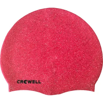 Plavecká čepice Plavecká čepice pro dospělé Silikonová Crowell růžová