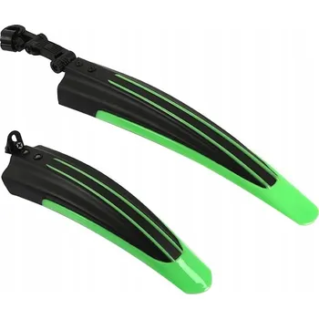 Blatník na kolo BLATNÍKY NA KOLO SADA PŘEDNÍ A ZADNÍ 2 KS MTB 24-26 ZELENÉ