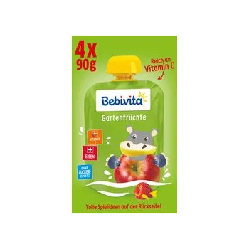 Bebivita ovocné kapsičky zahradní ovoce od 1r+,4x90 g
