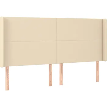 Čelo postele Uszak Krémové 183x16x118/128 cm