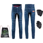 W-Tec Dámské moto jeansy W-TEC Biterillo Lady Barva modrá, Velikost L