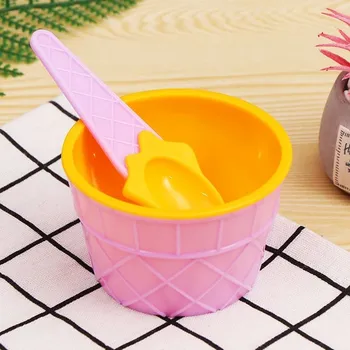 Miska na zmrzlinu | kelímek na zmrzlinu se lžičkou - style O