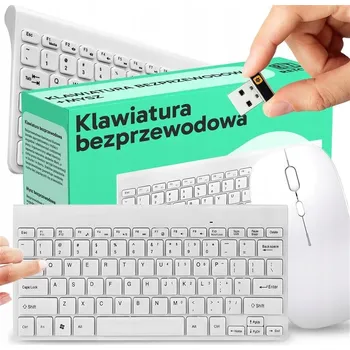 Sada klávesnice a myši Retoo bílá