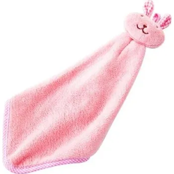 Malý ručník | dětský ručník, styl králík - Růžová