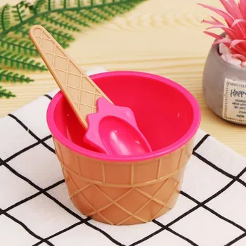 Miska na zmrzlinu | kelímek na zmrzlinu se lžičkou - style H