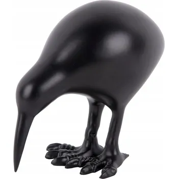 Obraz Figurka ptáka kiwi, kovová, matná černá PT4019BK