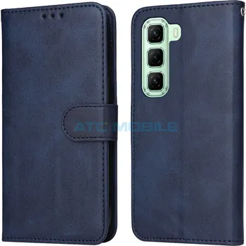 Pouzdro na mobilní telefon Pouzdro Shield4U Infinix Hot 50 5G (X6720) Classic Calf modré a zpět 26 Kč s ATC Clubem