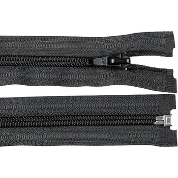 Zip Spirálový zip šíře 5 mm délka 45 cm (bundový) POL - 332 černá