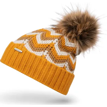 Čepice Brødrene Dámská zimní čepice Tronto žlutá