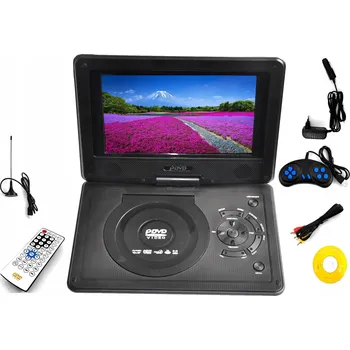 DVD CD MP3 Přehrávač 9 Palců PLAY JOYSTICK do Auta Domů USB SD KONSOLA TV HRY