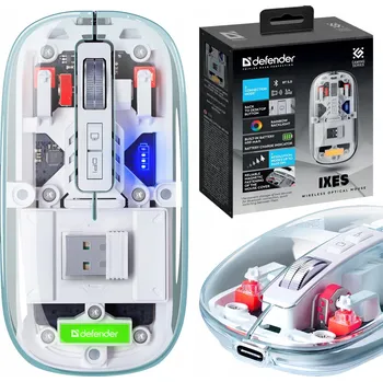 Myš Bezdrátová myš Defender IXES MM-999 optická 2400dpi 2.4GHz Bluetooth