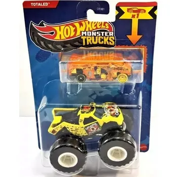 autíčko SADA HOT WHEELS MONSTER TRUCKS TOTALED 2 AUTÍČKA