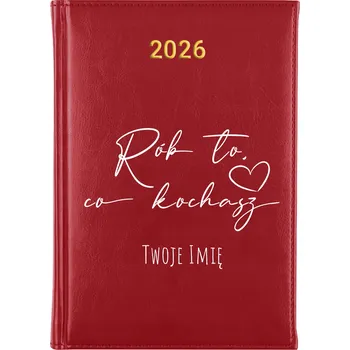 Kalendář Knižní kalendář 2026 A5 červený