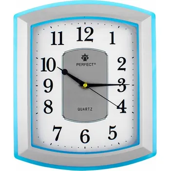 Hodiny Nástěnné hodiny Perfect stříbrné 30 cm