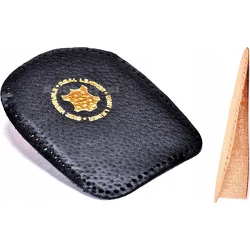 Pracovní obuv 41/46 PÁNSKÉ ČERNÉ KORKOVÉ KOŽENÉ PODPATĚNKY ZVYŠUJÍCÍ VÝŠKU O 1 CM + 10 MM