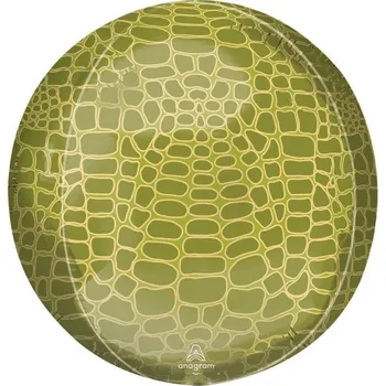 Balónek Fóliový balónek Anagram Aligátor potisk 38 cm