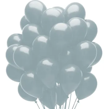 Balónek Sada balónků - stříbrné latexové balónky 30 cm 50 Ks