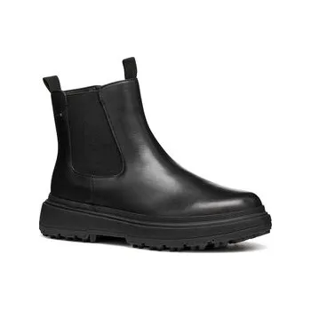 Dámské kozačky Polokozačky Geox D Lamidie + Grip Abx D46XMD 00043 C9999 Černá 35