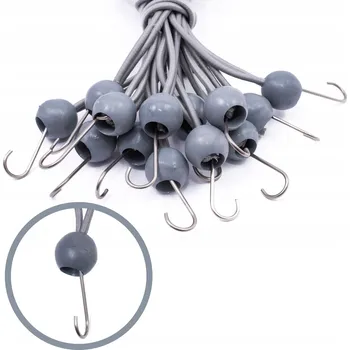 autokoberec Guma s háčkem pro upevnění plachet a sítí, 20 cm