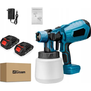 Stříkací pistole Stříkací pistole na barvu 1000ML Airbrush Domácí DIY Malířské nářadí 2 baterie