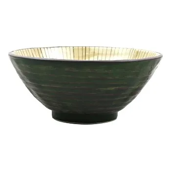 Made in Japan (MIJ) DK Green Udon Miska 19,5 cm, 800 ml