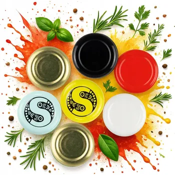 Víčko na zavařovací sklenici 10x WIECZKO FI 33 šroubovací víčko do butelek słoików šroubovací víčko na sirupové šťávy